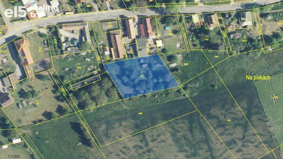 Prodej pozemky pro bydlení, 1 135 m² - Skalice - Číbuz