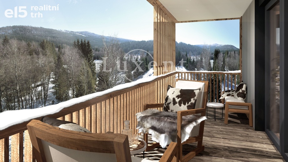 Prodej bytu 1+kk 46 m², Prášily