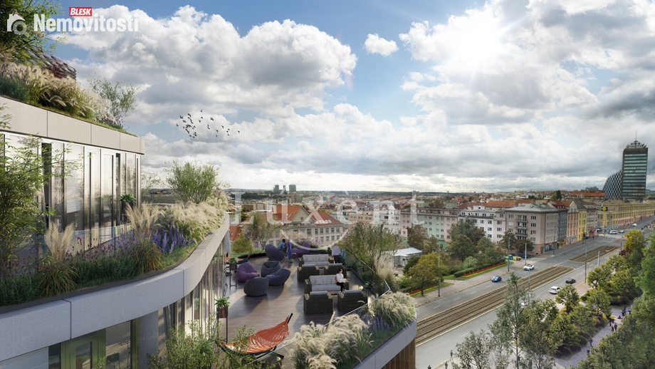 Pronájem kanceláře 615 m², Praha 10