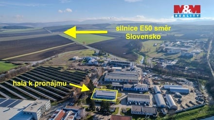 Pronájem výrobního prostoru 1 056 m², Uherský Brod