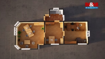 Pronájem kanceláře 127 m², Liberec (nečleněné město)