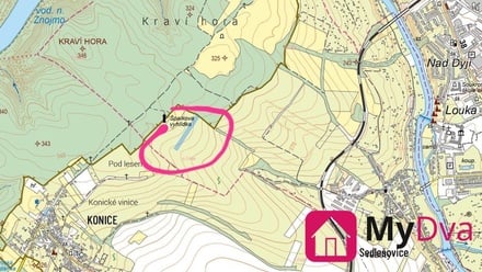 Prodej sadu / vinice 7 500 m², Nový Šaldorf-Sedlešovice - Nový Šaldorf