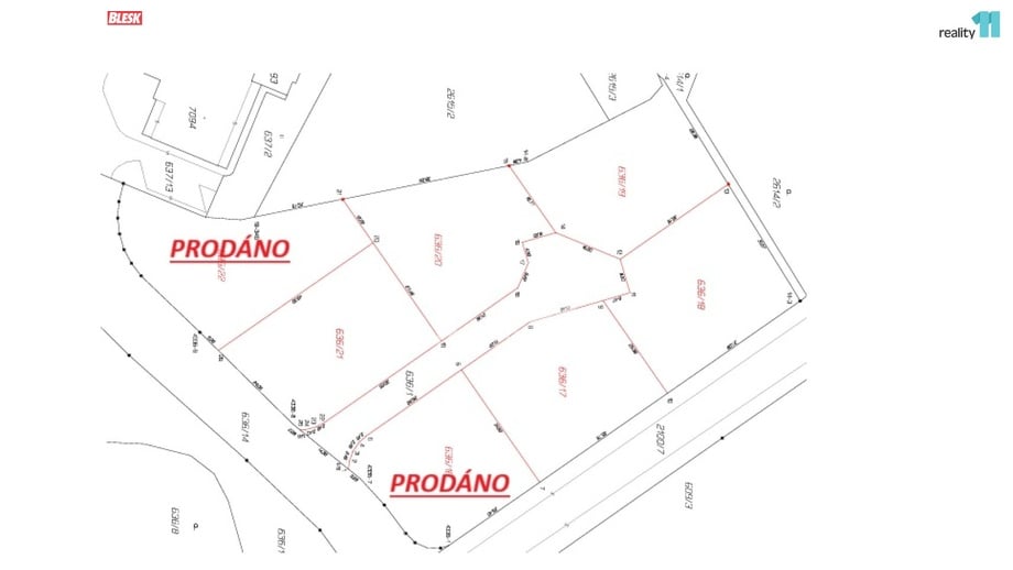 Prodej stavebního pozemku 6 167 m², Písek
