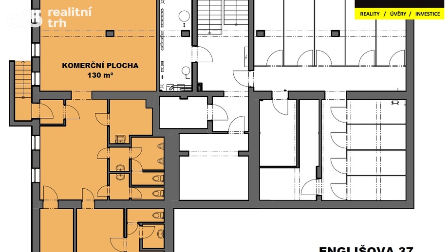 Prodej obchodní prostory, 130 m² - Opava - Předměstí
