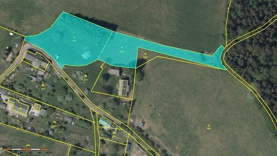 Prodej stavebního pozemku 5 284 m², Chotěvice