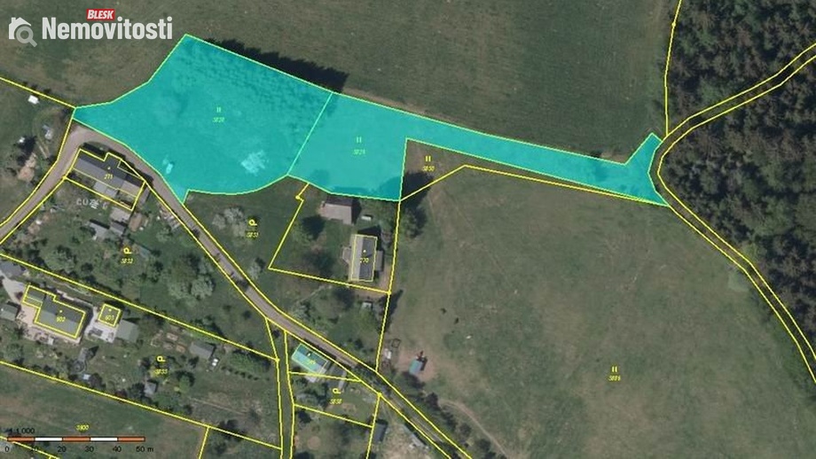 Prodej stavebního pozemku 5 284 m², Chotěvice