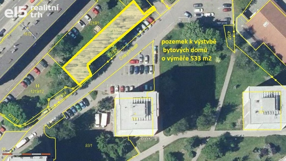 Prodej pozemky pro bydlení, 533 m² - Náchod