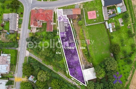 Prodej stavebního pozemku 1 158 m², Zahnašovice