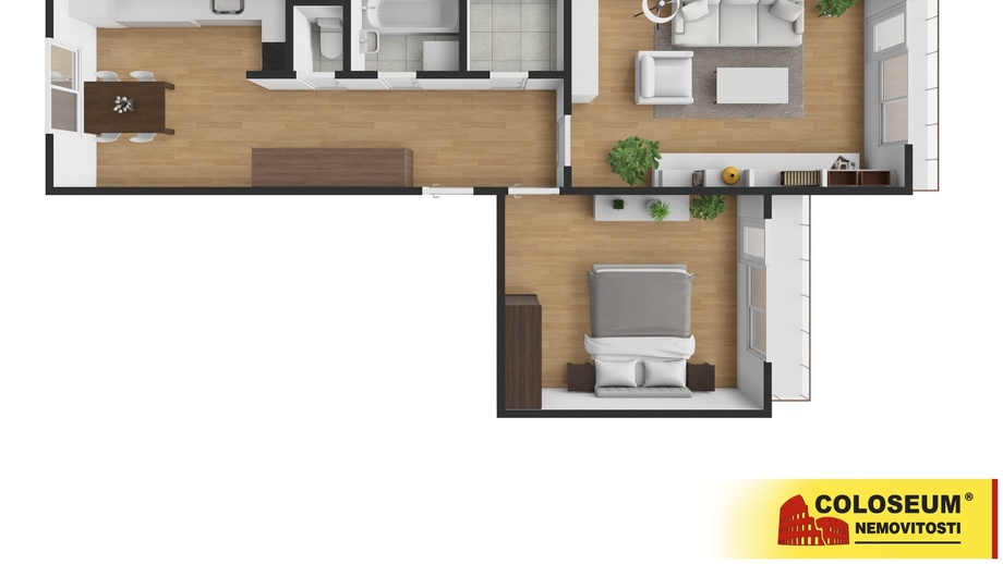 Prodej byty 2+1, 65 m² - Brno - Řečkovice