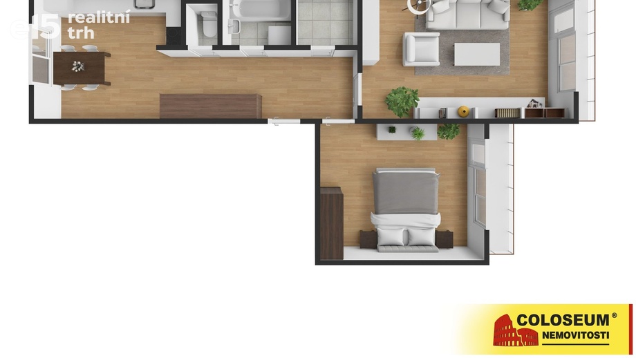 Prodej byty 2+1, 65 m² - Brno - Řečkovice