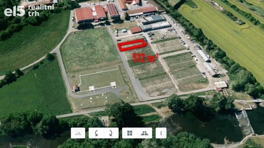 Pronájem pozemky pro komerční výstavbu, 500 m² - Brno - Přízřenice