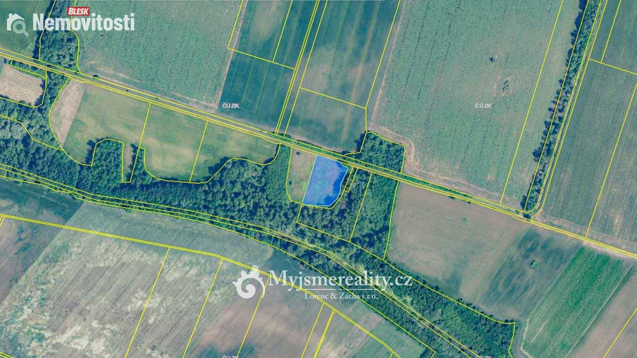 Prodej pole 6 905 m², Hrabětice