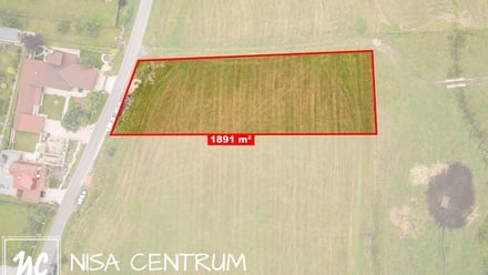 Prodej stavebního pozemku 1 891 m², Raspenava