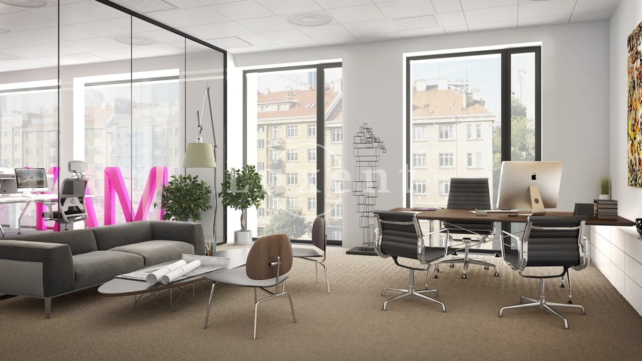 Pronájem kanceláře 523 m², Praha 4