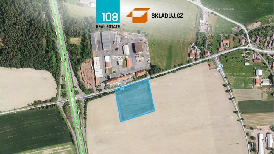 Prodej pozemky pro komerční výstavbu, 12 230 m² - Bernartice
