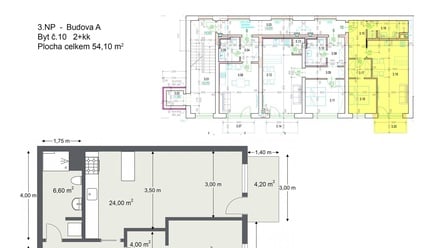 Prodej bytu 2+kk 54 m², Břeclav