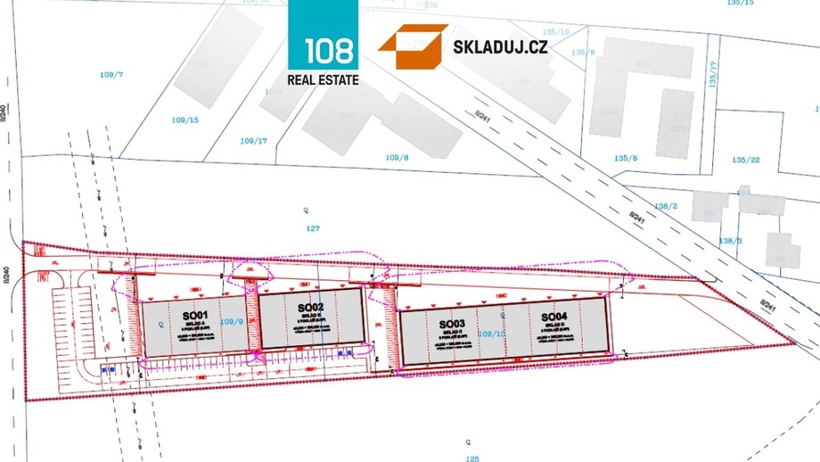 Prodej pozemky pro komerční výstavbu, 14 000 m² - Horoměřice