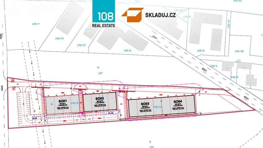Prodej pozemky pro komerční výstavbu, 14 000 m² - Horoměřice