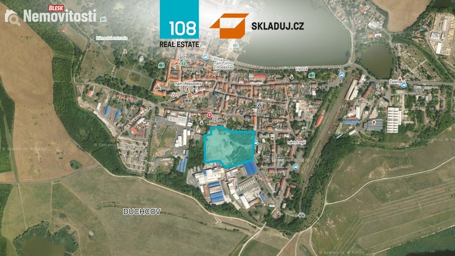 Prodej komerčního pozemku 39 558 m², Duchcov