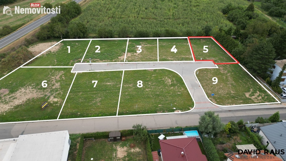 Prodej stavebního pozemku 612 m², Rajhrad
