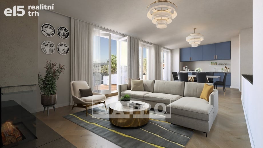 Prodej byty 4+kk, 119 m² - Praha - Vinohrady