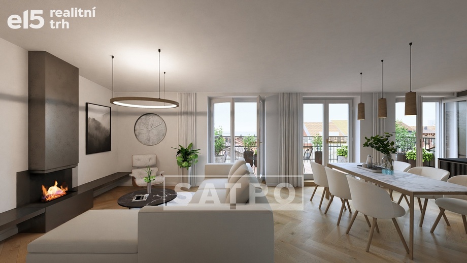 Prodej byty 4+kk, 119 m² - Praha - Vinohrady