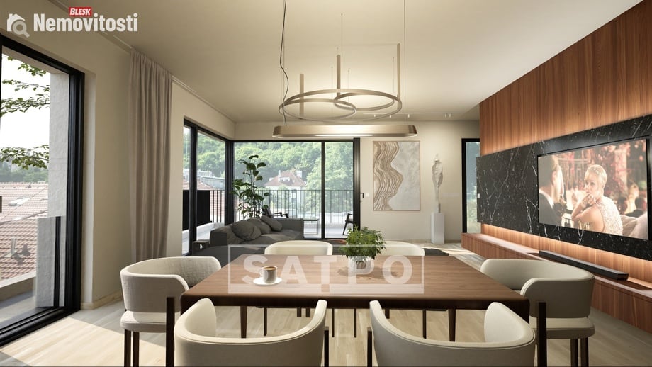 Prodej bytu 5+kk 204 m², Praha - Smíchov