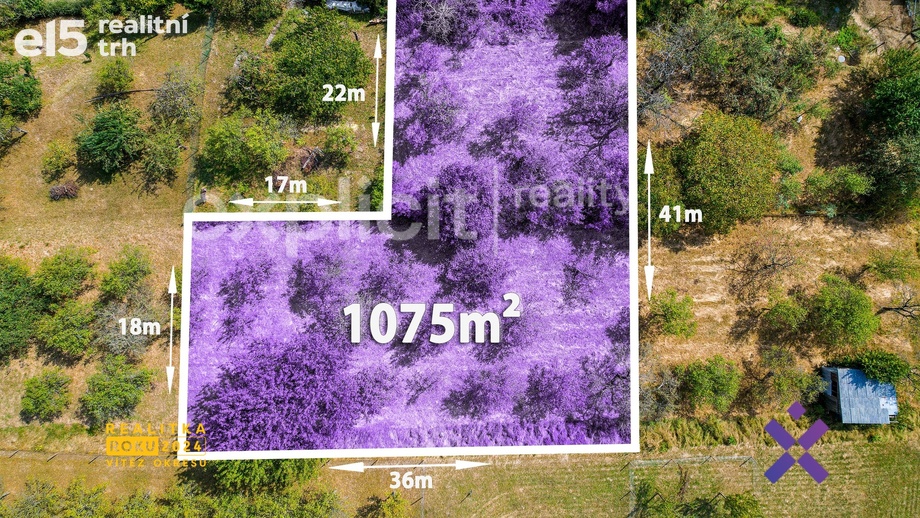 Prodej stavebního pozemku 1 075 m², Fryšták - Vítová