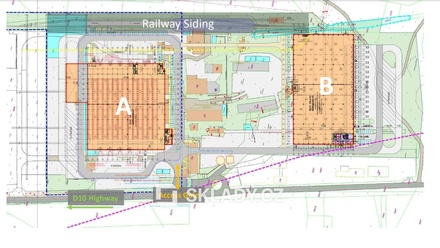 Pronájem skladu 2 000 m², Příšovice