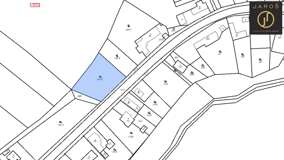 Prodej stavebního pozemku 1 524 m², Krchleby - Chedrbí