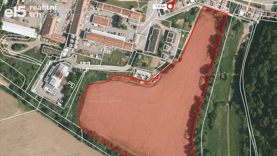 Prodej komerčního pozemku 30 898 m², Rosice