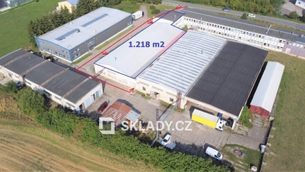 Pronájem skladu 1 218 m², Hořovice