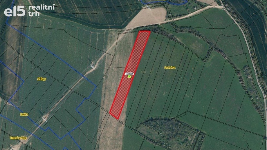 Prodej zemědělská půda, 17 005 m² - Drahobuz