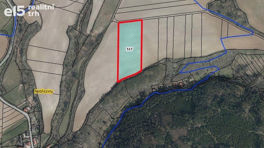 Prodej zemědělská půda, 15 326 m² - Plasy - Nebřeziny