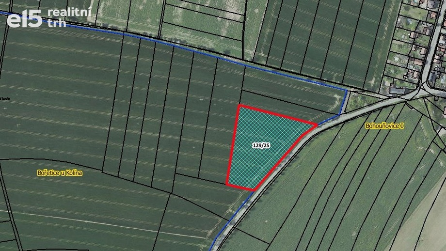 Prodej zemědělská půda, 7 209 m² - Červené Pečky - Bořetice