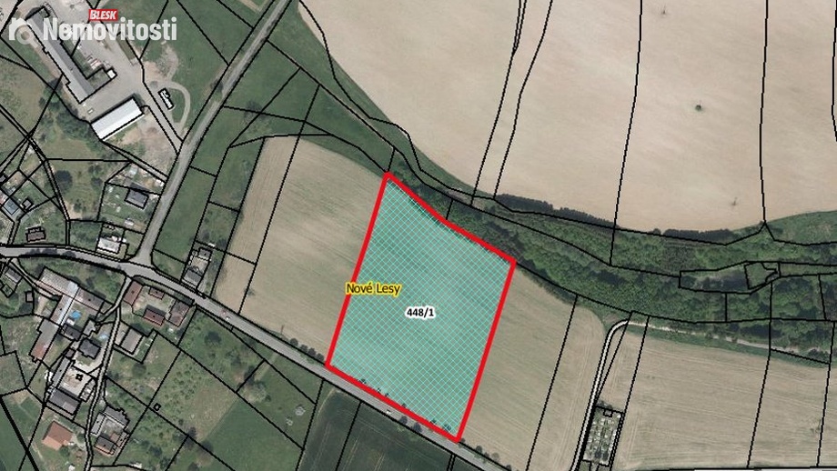 Prodej pole 18 276 m², Bílá Třemešná - Nové Lesy