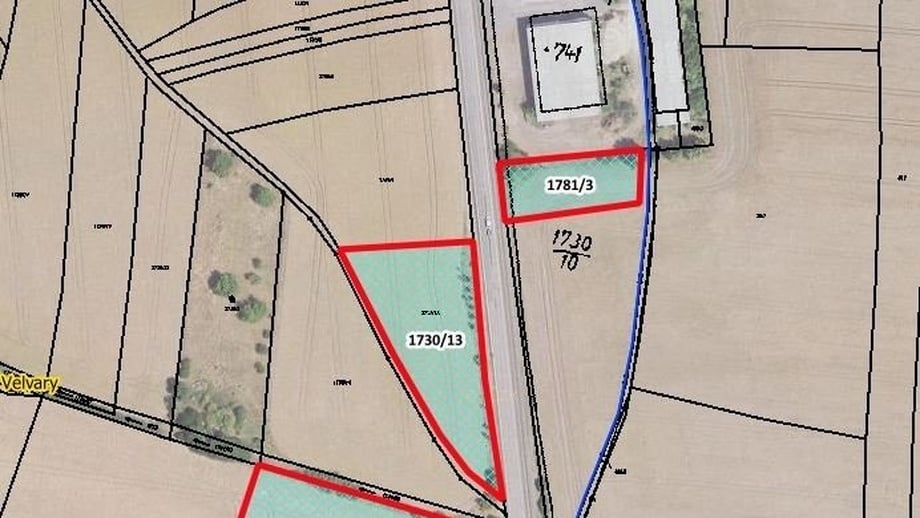 Prodej zemědělská půda, 2 970 m² - Velvary