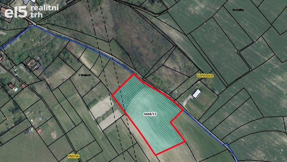 Prodej zemědělská půda, 13 720 m² - Mělník