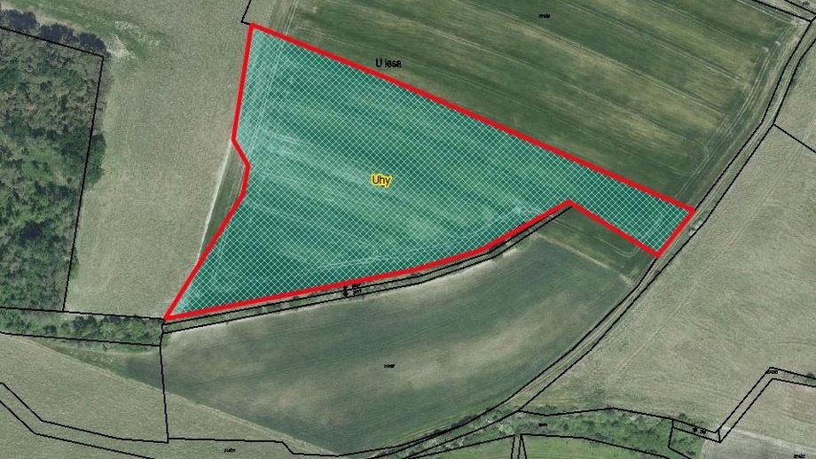 Prodej pozemky - zahrady, 20 127 m² - Uhy