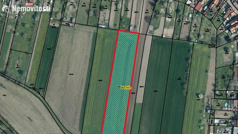 Prodej zahrady 4 969 m², Bechlín