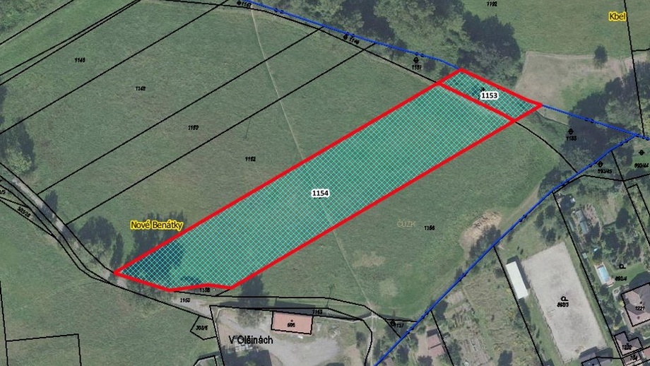 Prodej zemědělská půda, 4 834 m² - Benátky nad Jizerou I