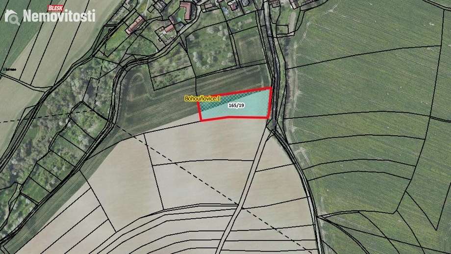 Prodej zahrady 4 357 m², Červené Pečky - Bohouňovice I