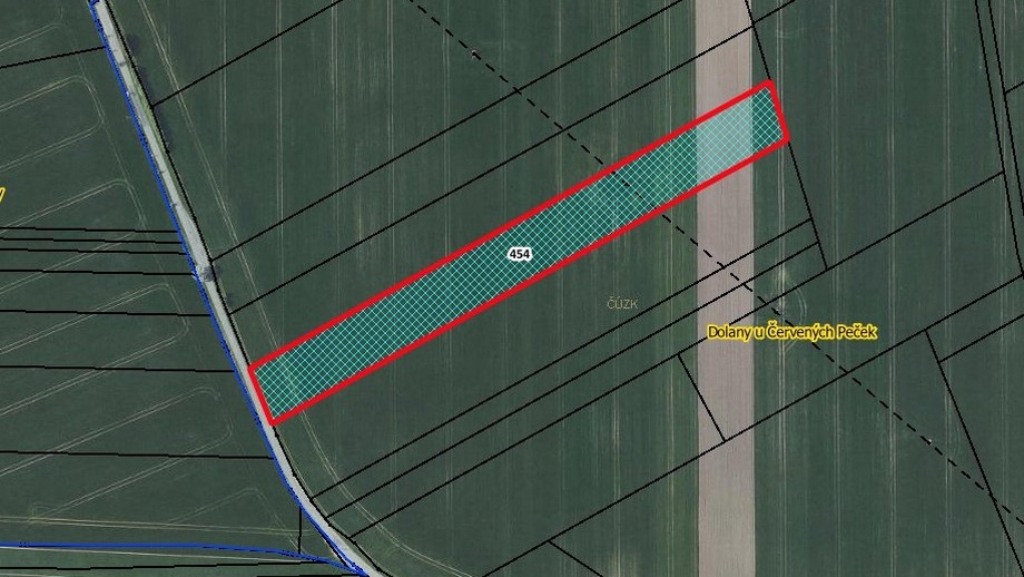 Prodej zemědělská půda, 5 013 m² - Červené Pečky - Dolany