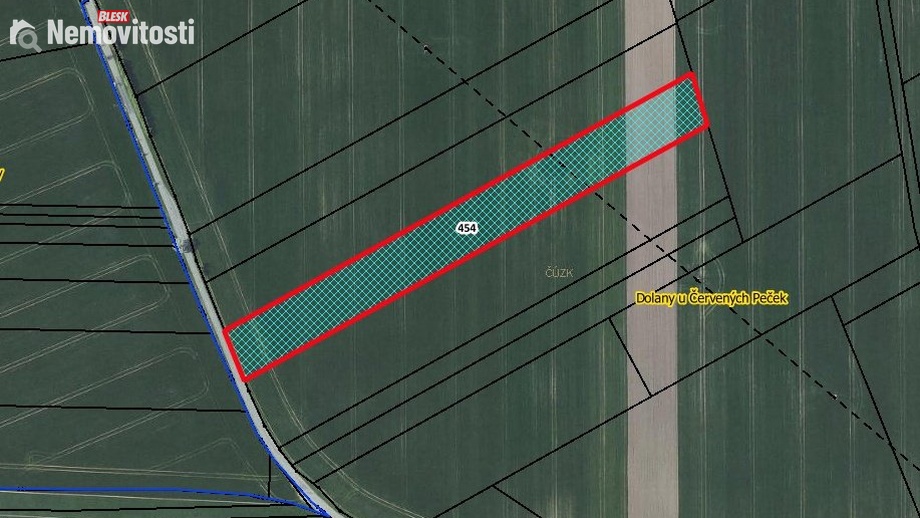Prodej pole 5 013 m², Červené Pečky - Dolany