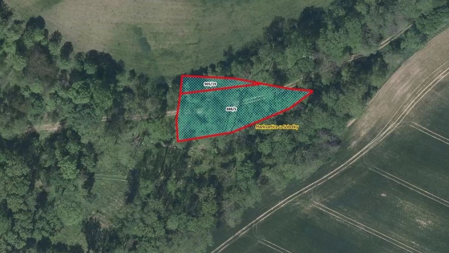 Prodej pozemky - trvalý travní porost, 1 370 m² - Markvartice