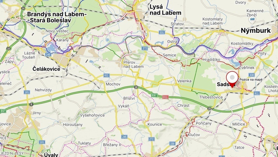 Prodej pozemky pro bydlení, 3 311 m² - Sadská