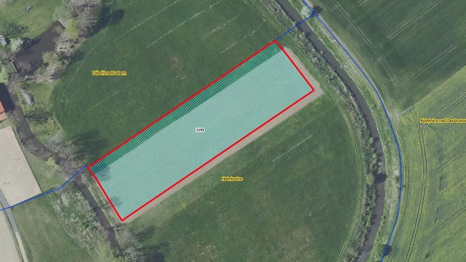 Prodej zemědělská půda, 8 767 m² - Záboří nad Labem - Habrkovice