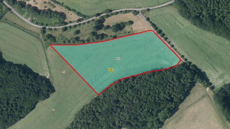 Prodej zemědělská půda, 17 974 m² - Řídeč