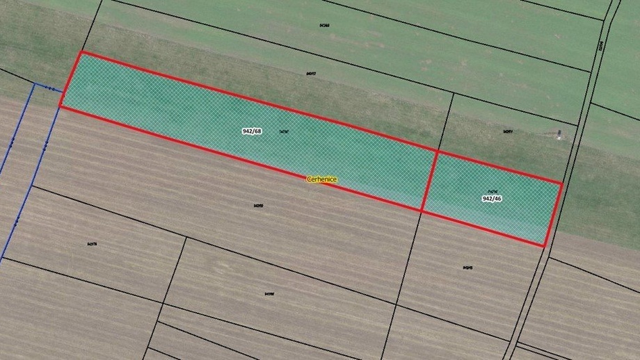 Prodej zemědělská půda, 12 495 m² - Cerhenice