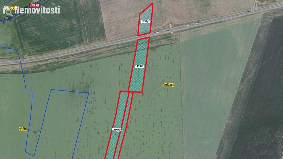 Prodej pole 16 382 m², Velvary